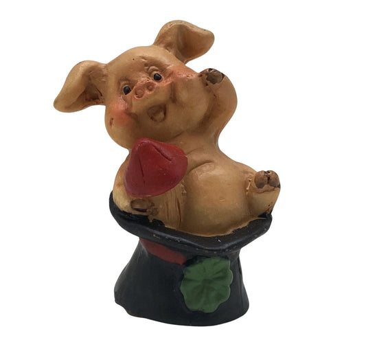 Innenmodell "Schwein mit Pilz" - 30 x 47 mm