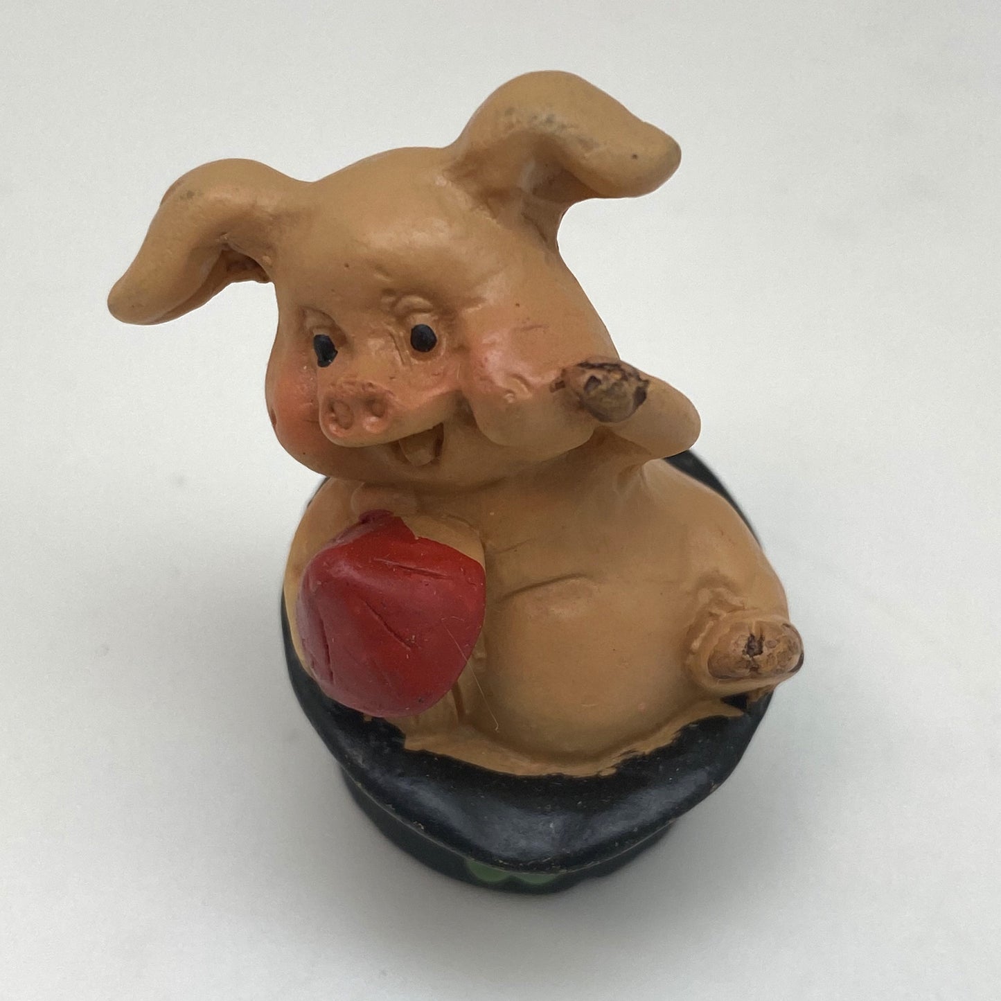 Innenmodell "Schwein mit Pilz" - 30 x 47 mm