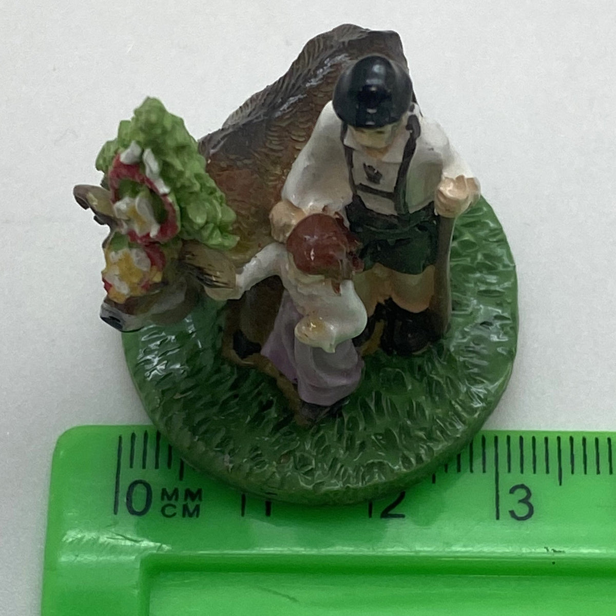 Innenmodell „Almabtrieb“ - 32 x 43 mm - Schneekugelhaus